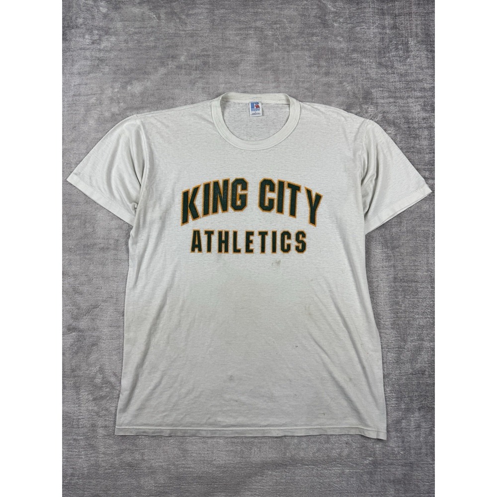 King City Athletics White T-Shirt